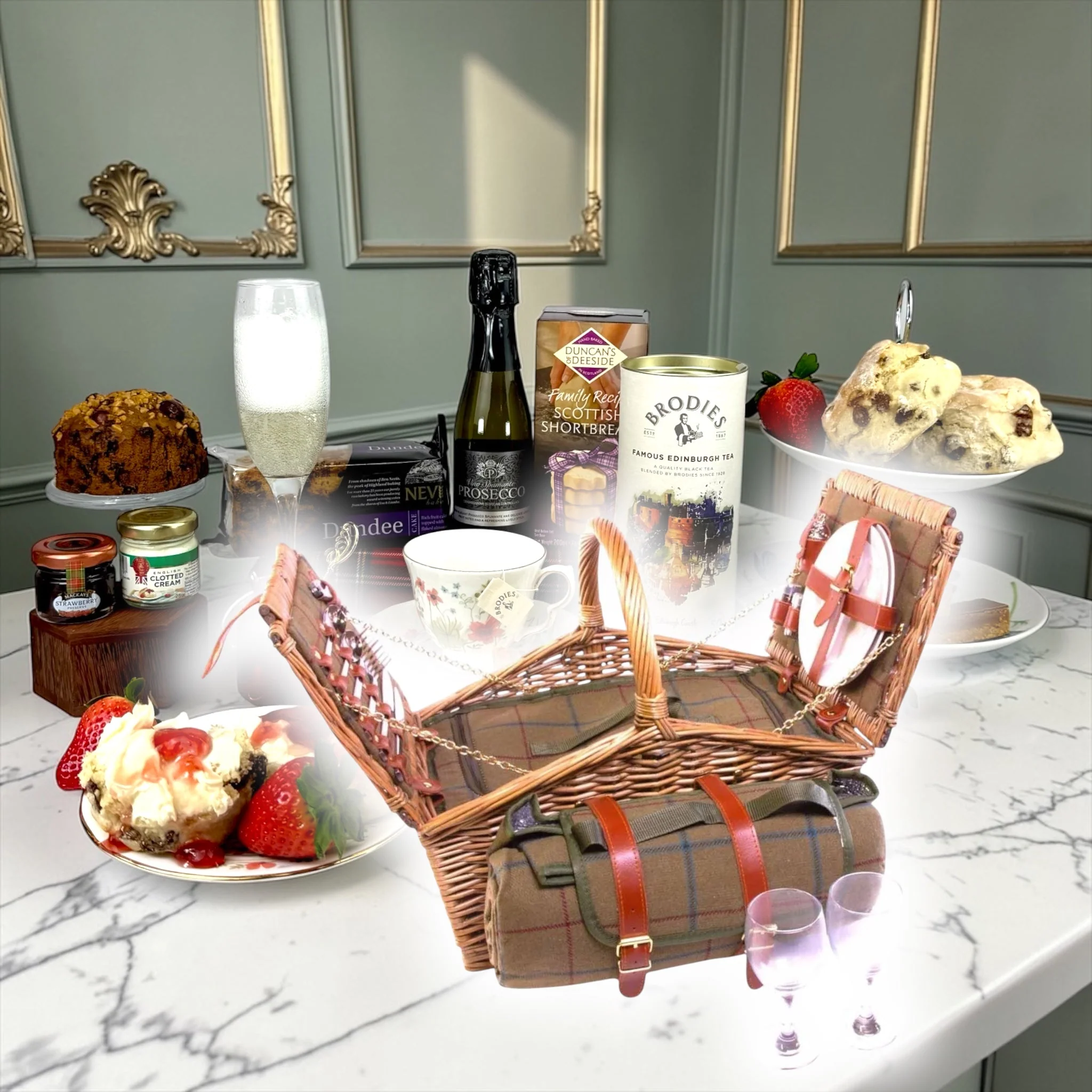 Afternoon Tea Treat Hamper With Prosecco - Image 4