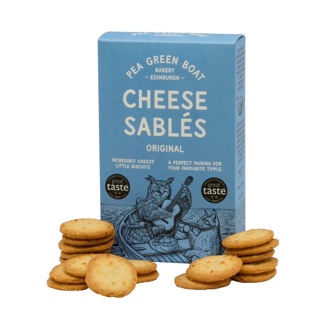 Cheese Sablés pea Green Boat