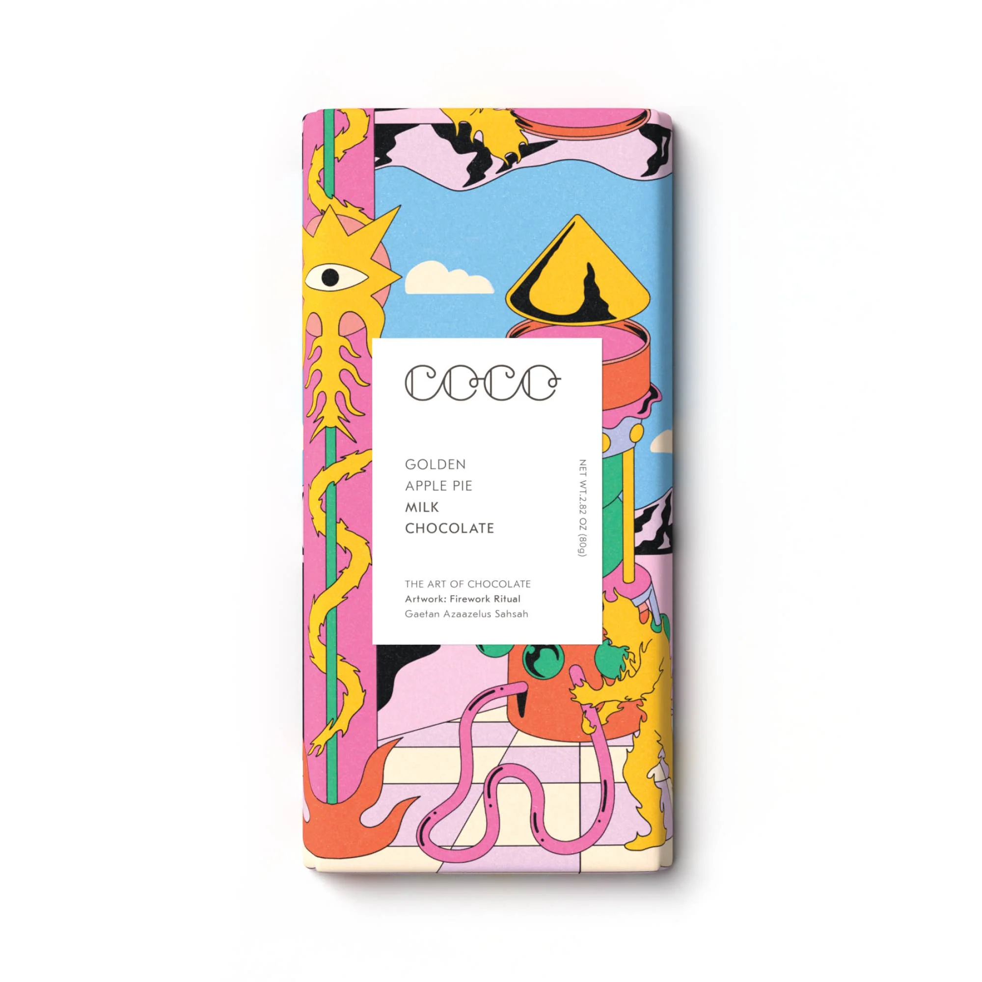 Golden Apple Pie Milk Chocolate Bar - Image 2