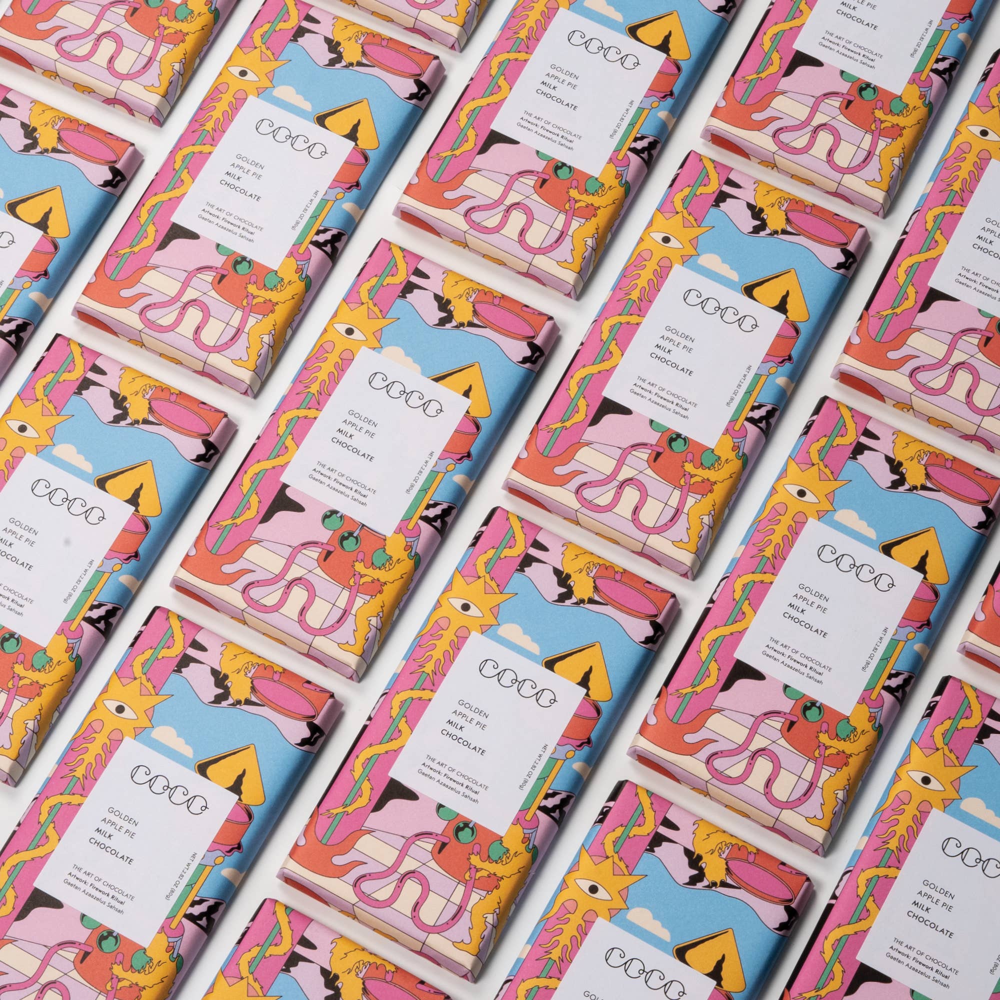 Golden Apple Pie Milk Chocolate Bar - Image 3