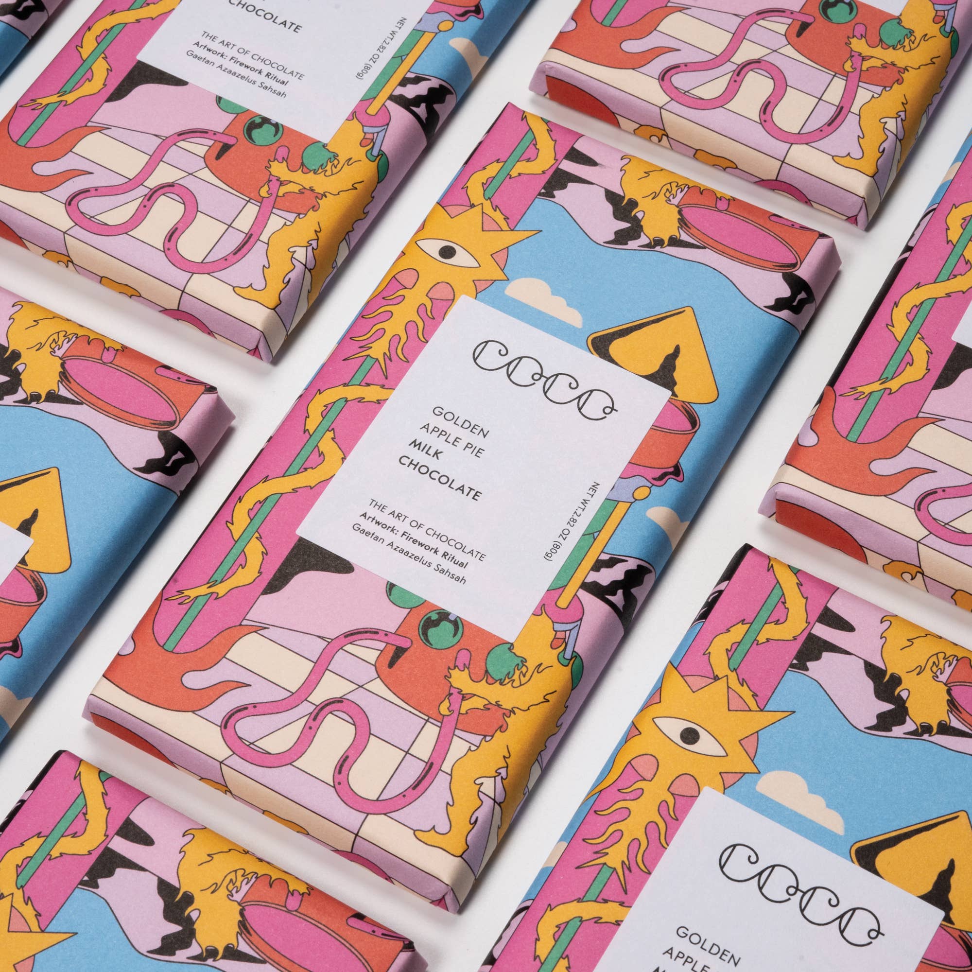 Golden Apple Pie Milk Chocolate Bar - Image 4