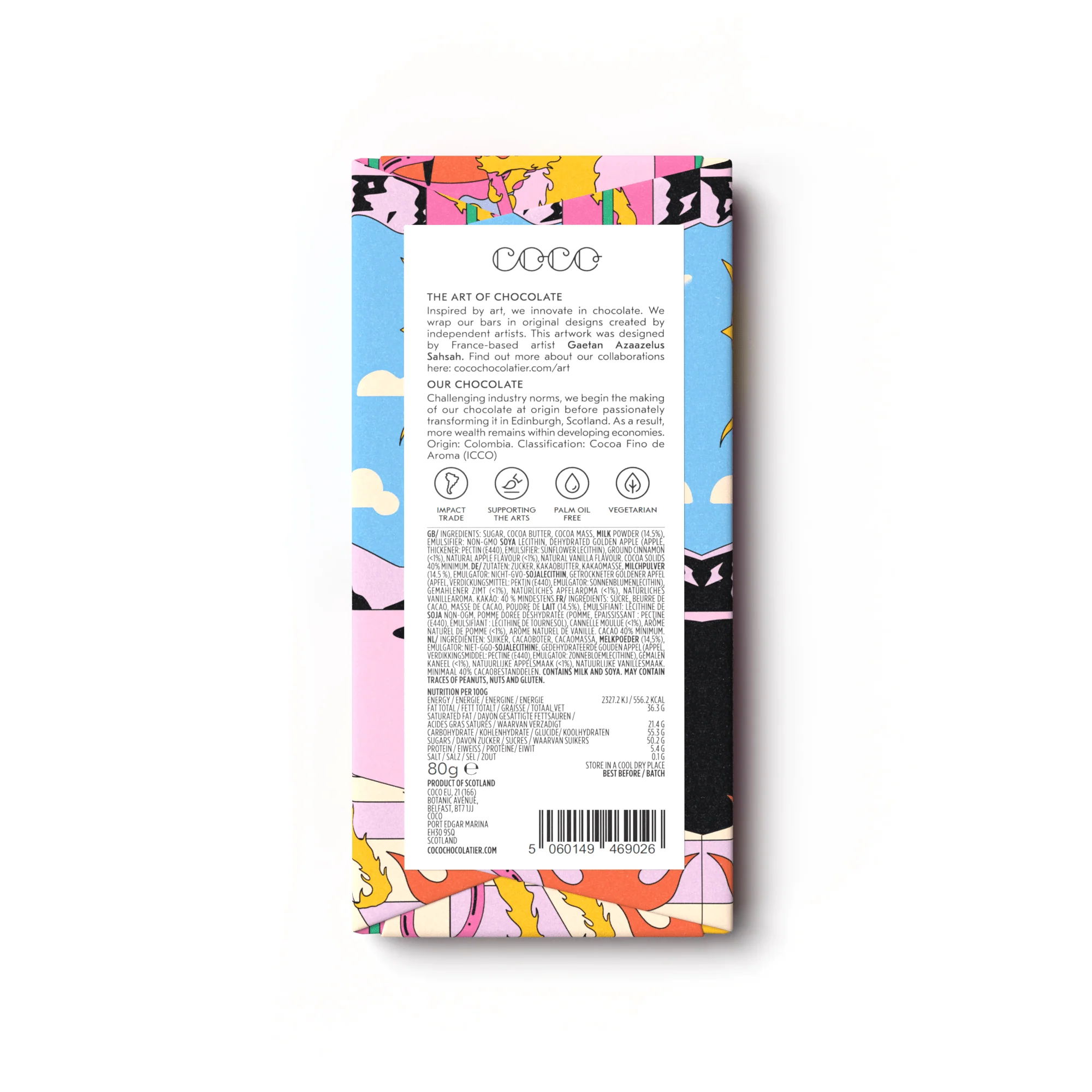 Golden Apple Pie Milk Chocolate Bar - Image 7