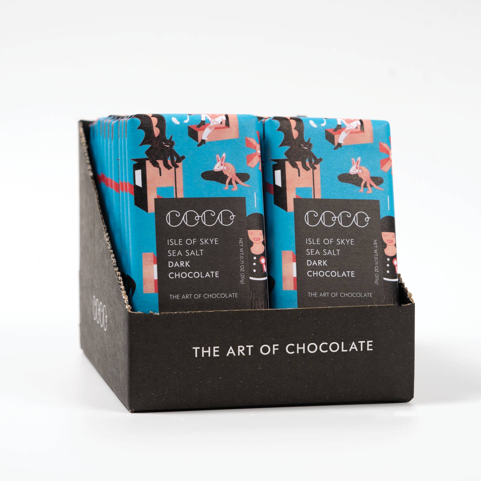 Isle of Skye Sea Salt Dark Mini Chocolate Bar (Pack of 24) - Image 2