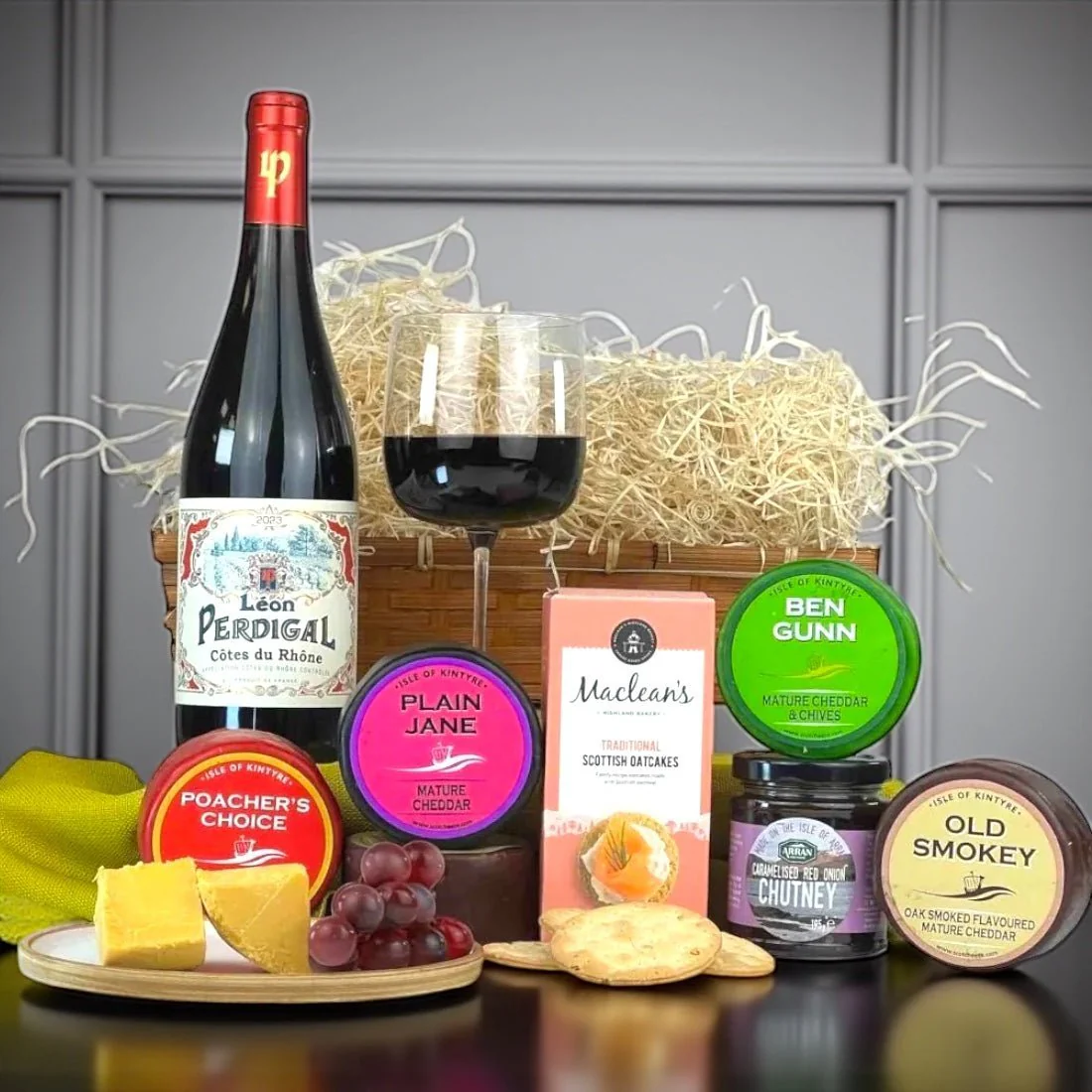 The Kintyre Cellar Wine & Cheese Collection