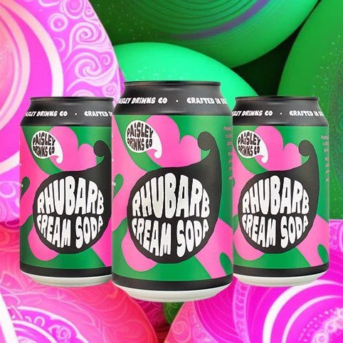 Paisley Rhubarb Cream Soda