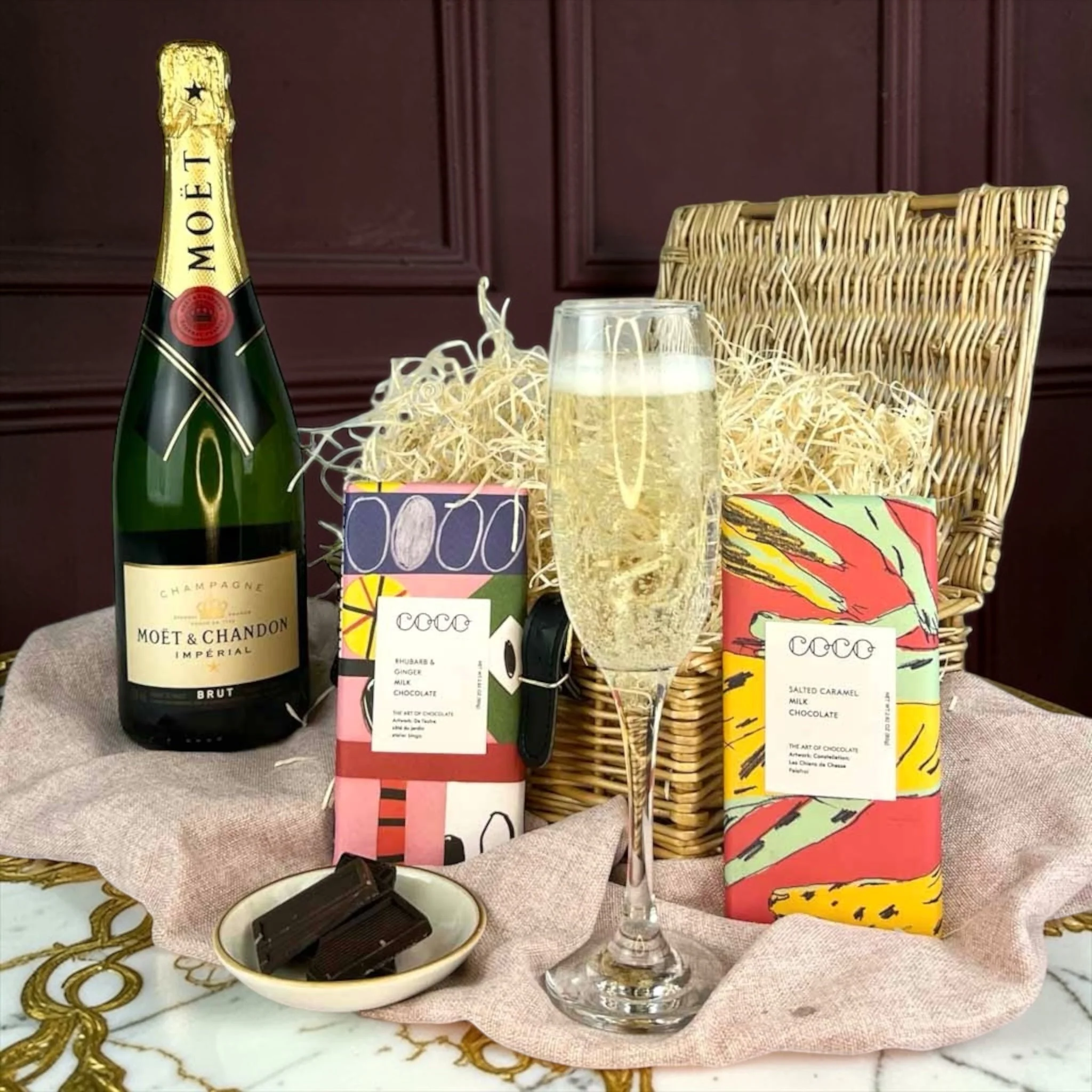Moët Champagne & Coco Chocolatier Luxury Gift Hamper