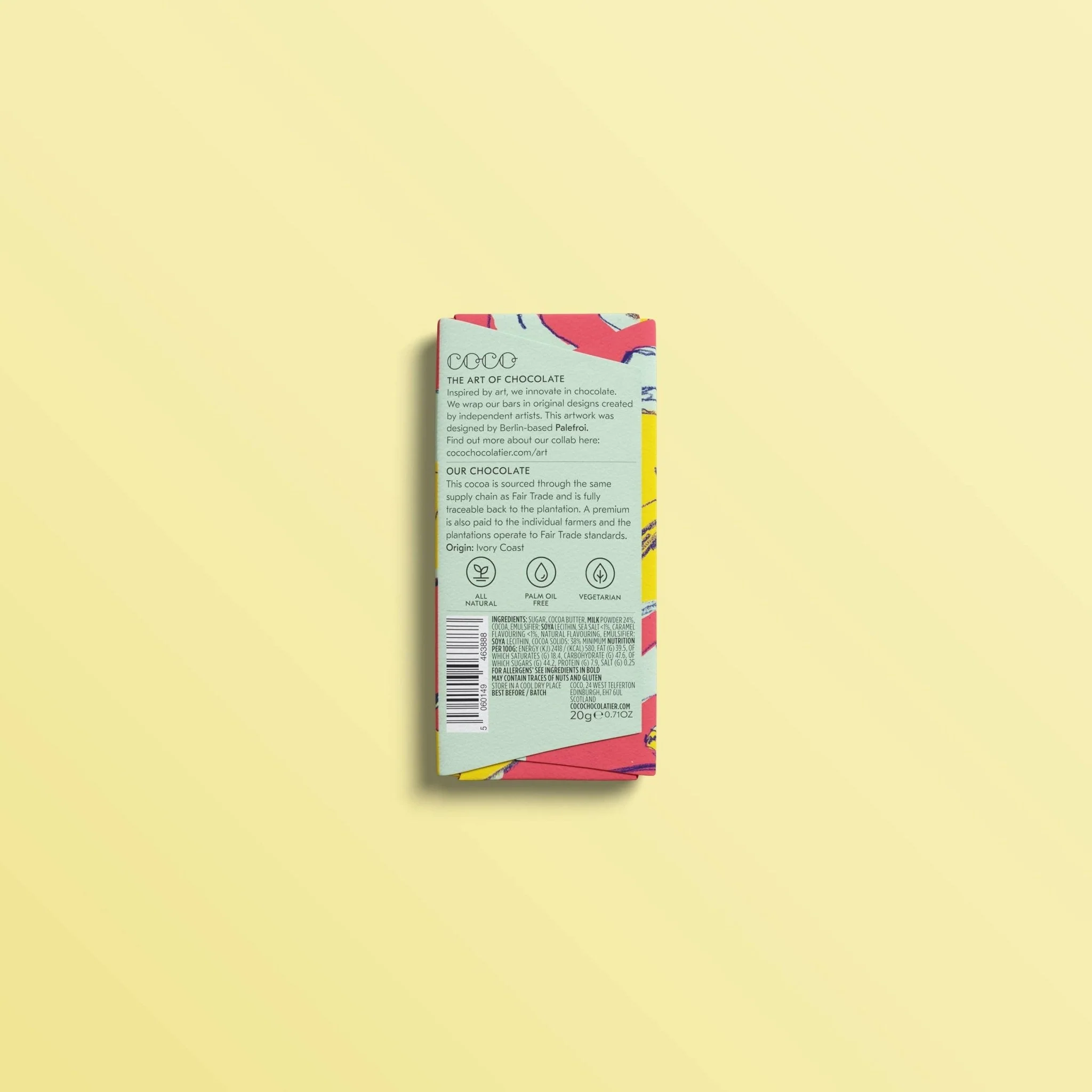 Salted Caramel Milk Mini Chocolate Bar (Pack of 24) - Image 5