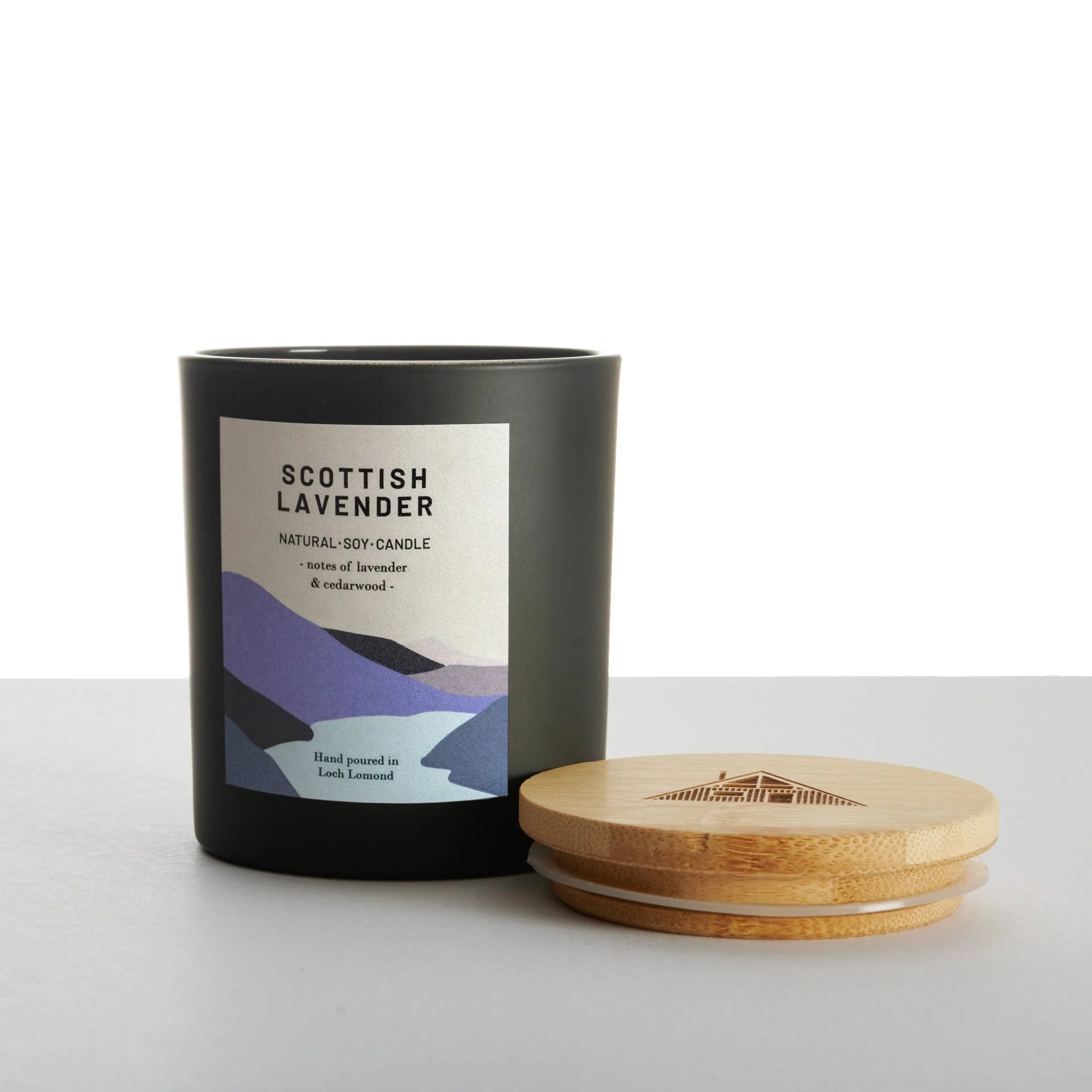 Scottish Lavender, Organic Scented Candle | Ocoee House: Single Wick - Image 3
