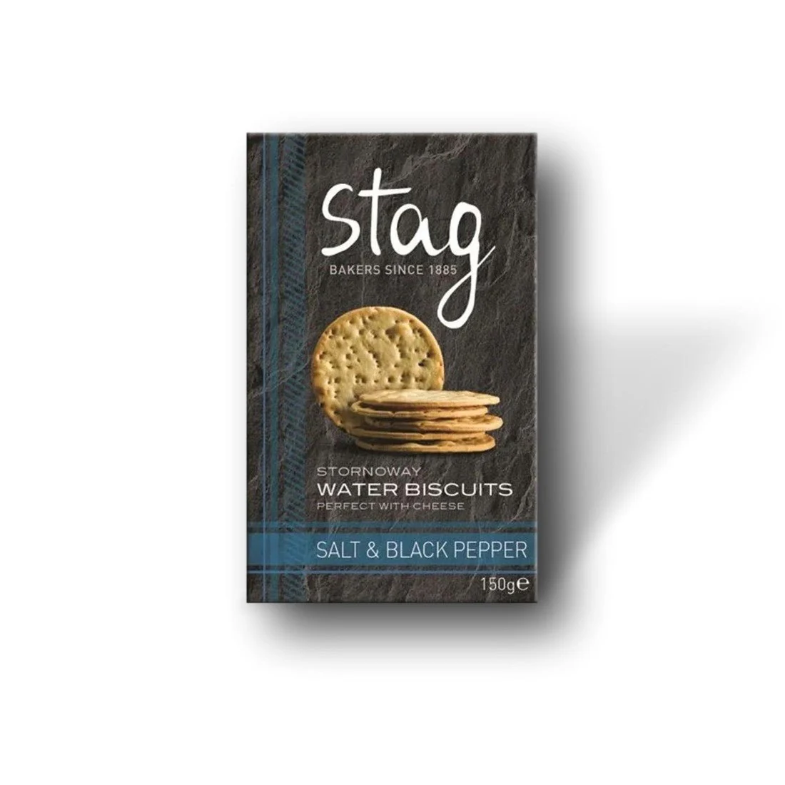 Sea Salt & Black Pepper Water Biscuits Stag - Image 2