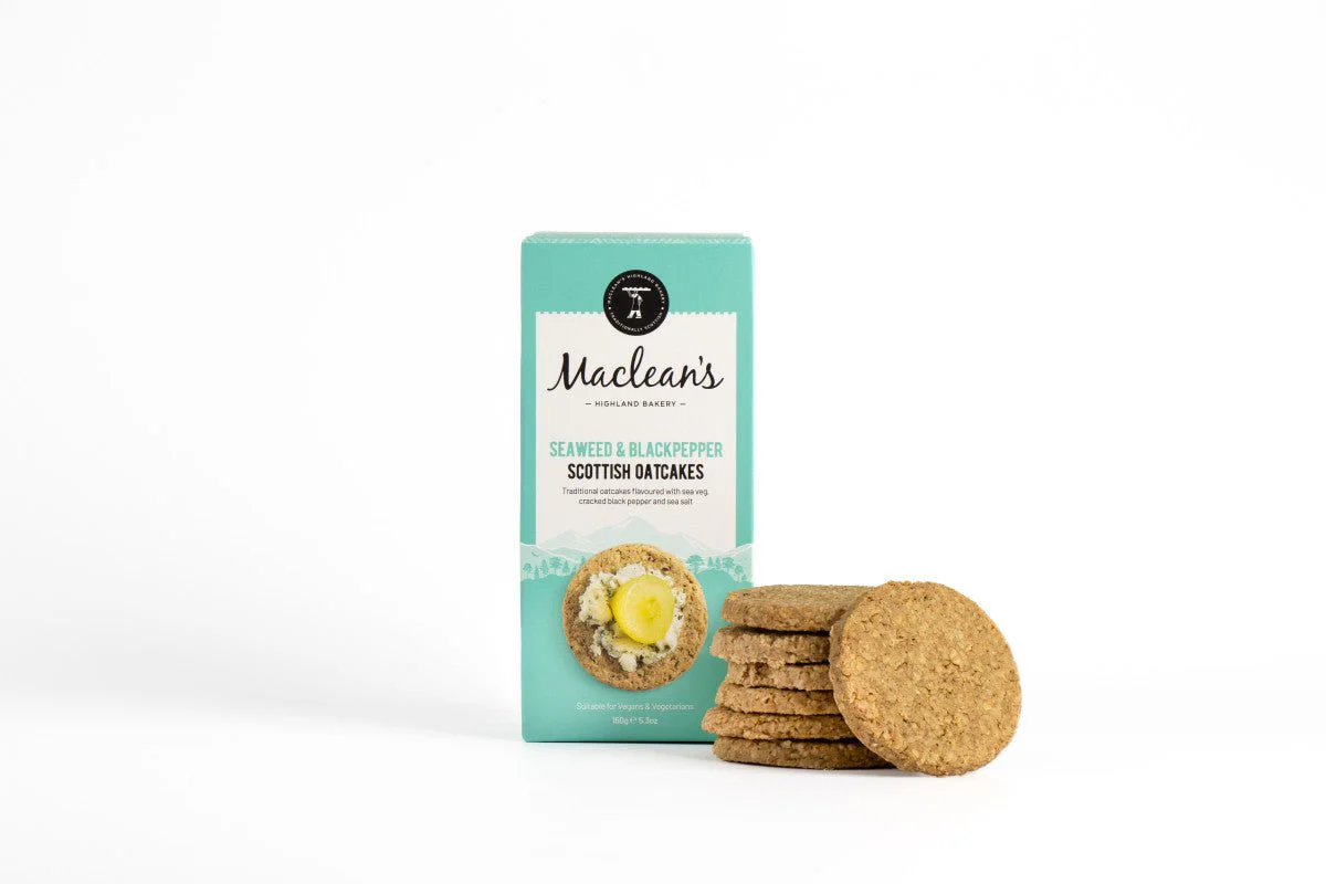Seaweed & Black Pepper Oatcakes Macleans - Image 2