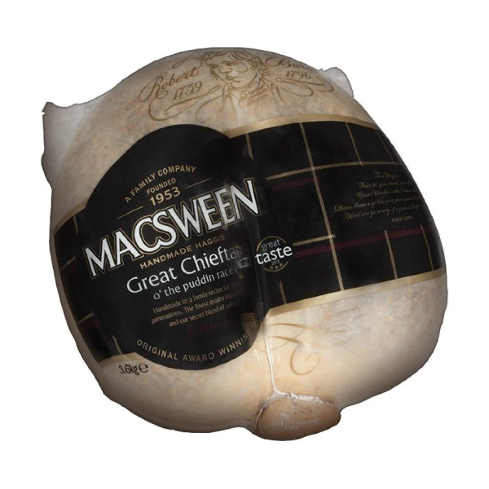 Macsween Chieftain Haggis – 3.6kg (Serves 16)