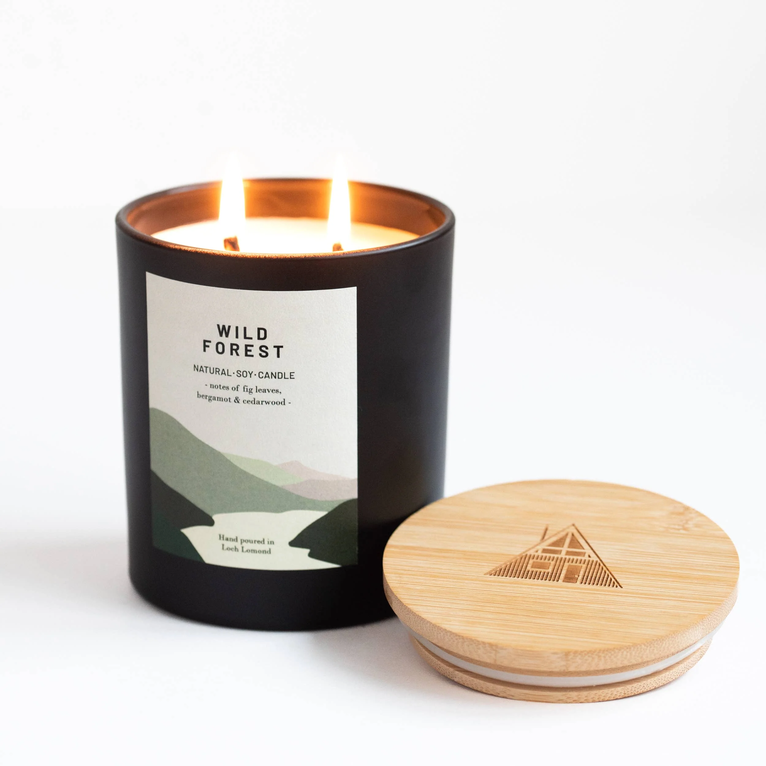 Wild Forest, Organic & Vegan Scented Candle | Ocoee House: Single Wick - Image 2