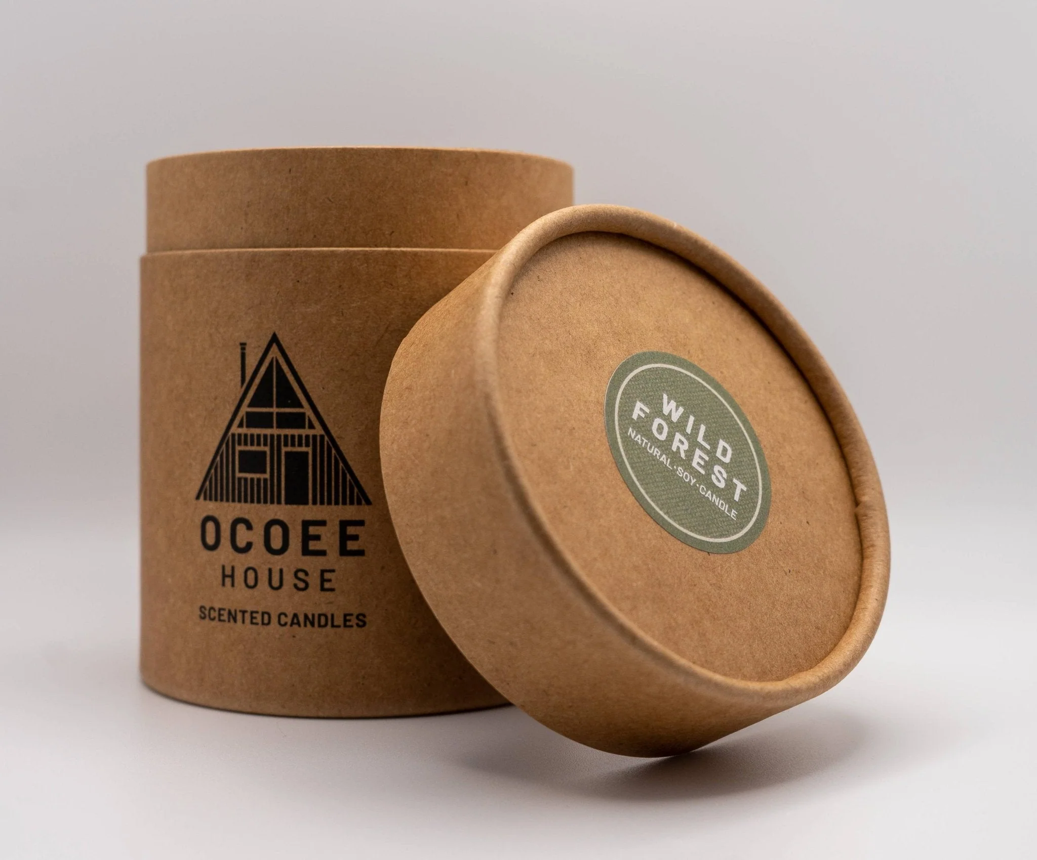 Wild Forest, Organic & Vegan Scented Candle | Ocoee House: Single Wick - Image 4