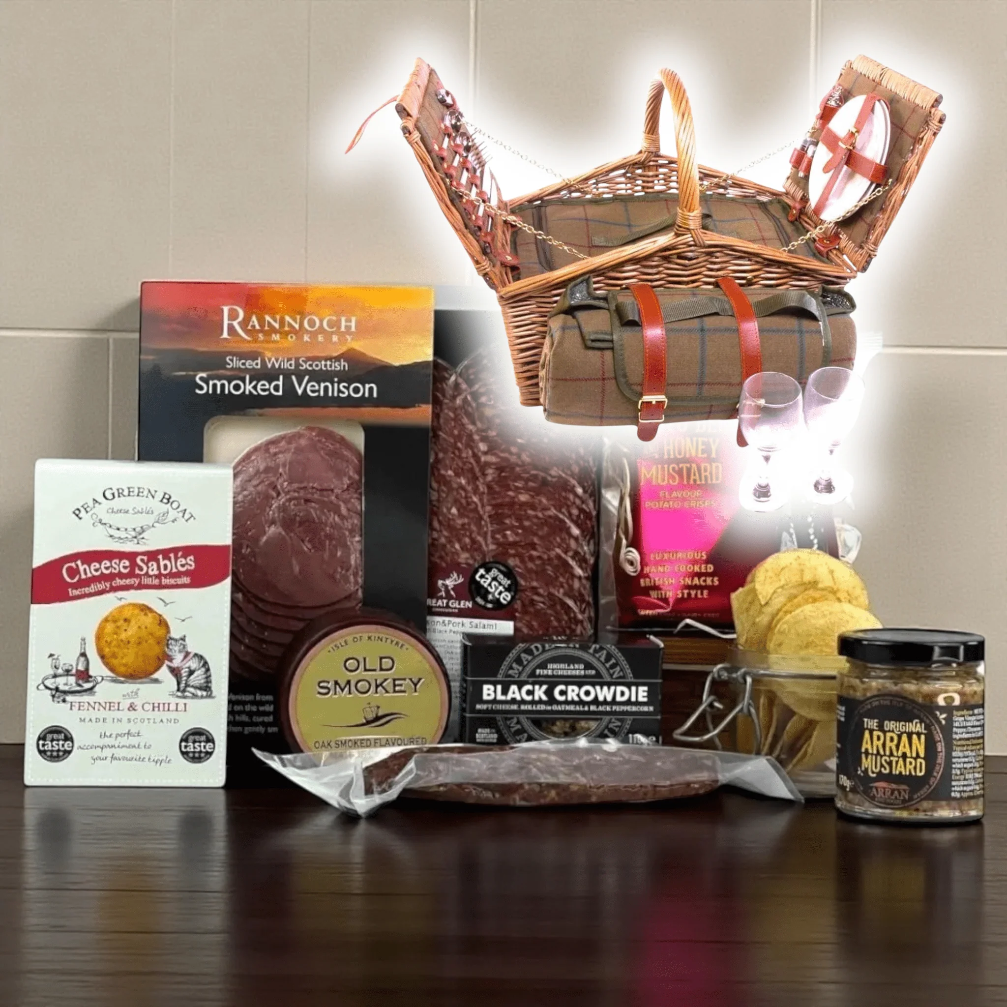 Smoked Wild Venison & Cheese Highland Feast Hamper - Image 3